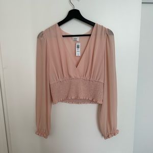 Wilfred Wistful Blouse in Coral Blush | M (NWT)